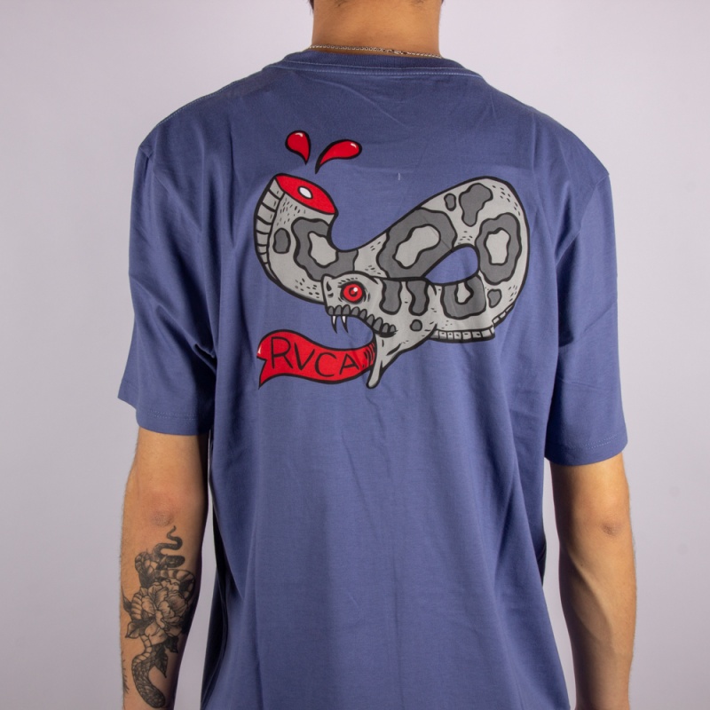 Camiseta RVCA Snake Bite Azul